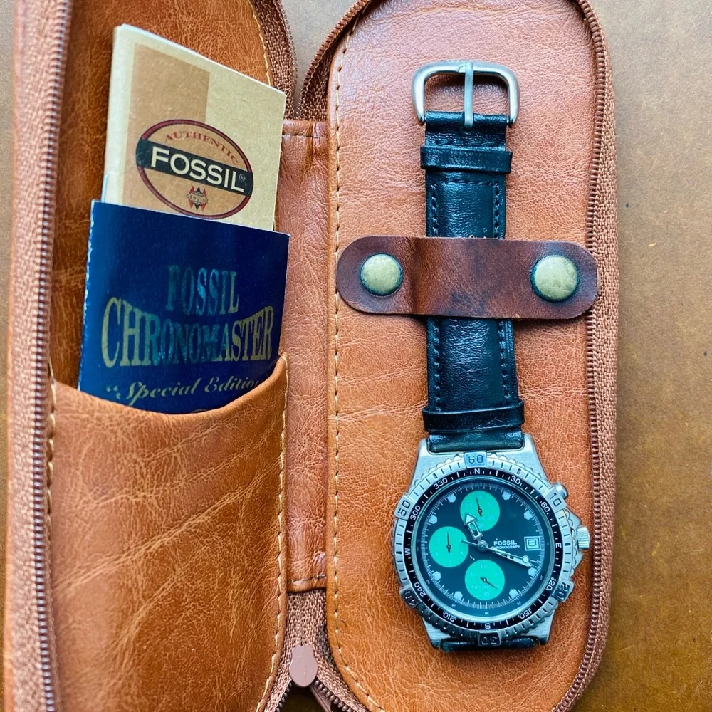 1996 FOSSIL CHRONOMASTER WATCH CH-2242